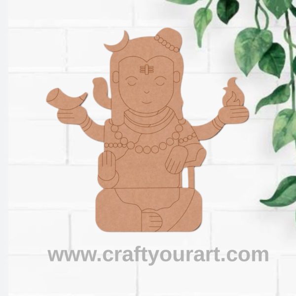 Shiv Ji Pre Marked MDF Design 9