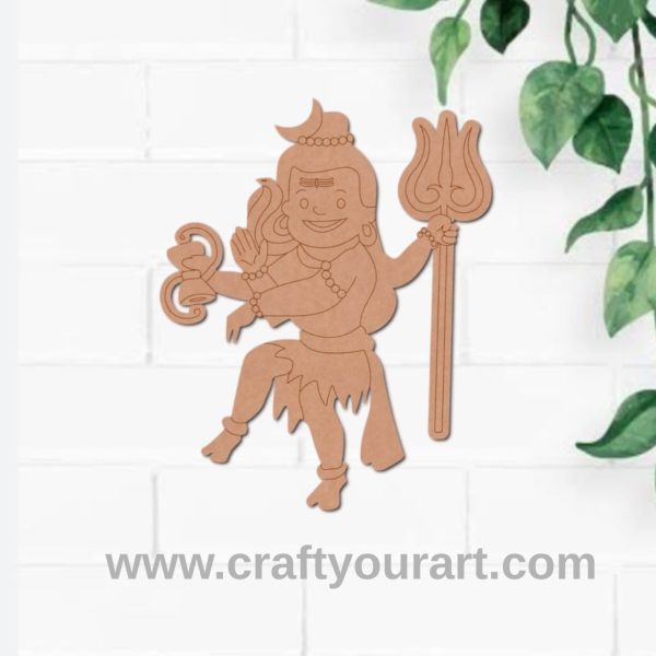 Shiv Ji Pre Marked MDF Design 5