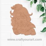 Shiv Ji And Nandi Pre Marked MDF Design 1