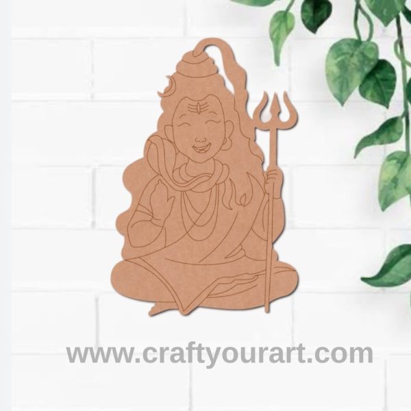 Shiv Ji Pre Marked MDF Design 12