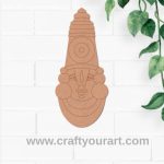 Tirupati Venkateshwara Swamy Pre Marked MDF Design 1