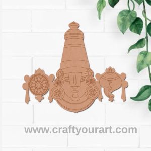 Tirupati Venkateswara Swamy Pre Marked MDF Design 2