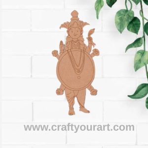 Kurma Avatar Of Lord Vishnu Pre Marked MDF Design 1