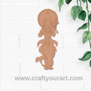 Matsya Avatar Of Lord Vishnu Pre Marked MDF Design 1