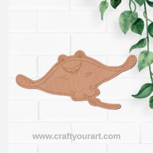 Stringray Finding Dory Cartoon Pre Marked MDF Design 1