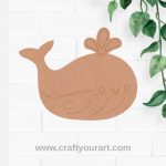 Whale Pre Marked MDF Design 1