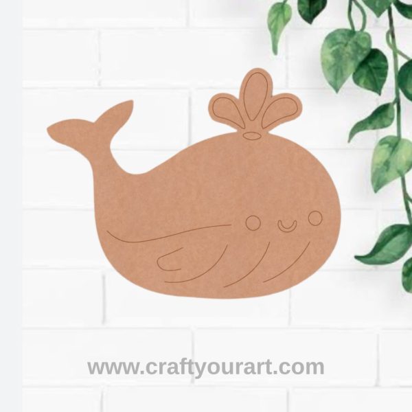 Whale Pre Marked MDF Design 1