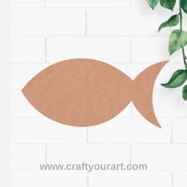 Fish Cutout MDF Design 3