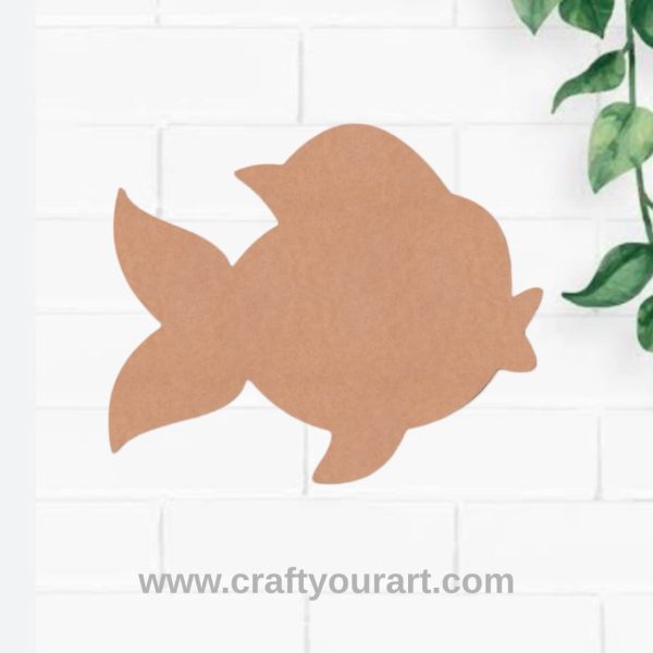Fish Cutout MDF Design 1