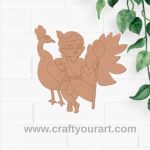 Lord Murugan Pre Marked MDF Design 1