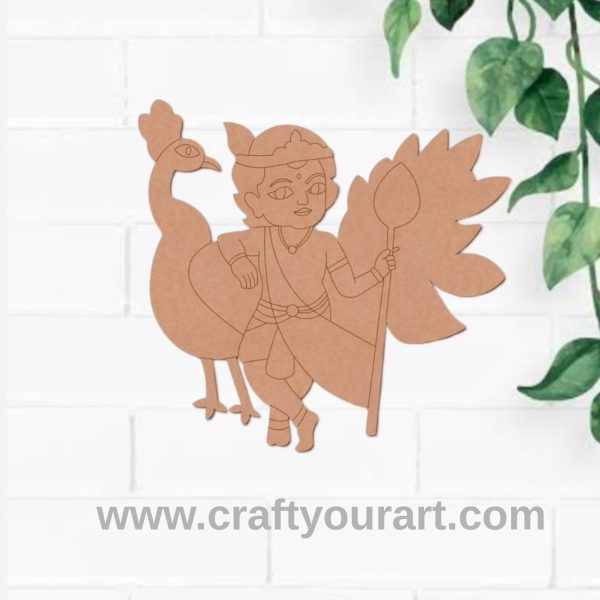 Lord Murugan Pre Marked MDF Design 1