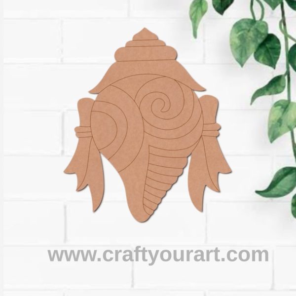 Mandala Shank Pre Marked MDF Design 1