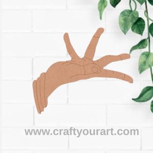 Hand Mudra Pre Marked MDF Design 5