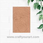 Sai Baba Shirdi Pre Marked Base MDF Design 2