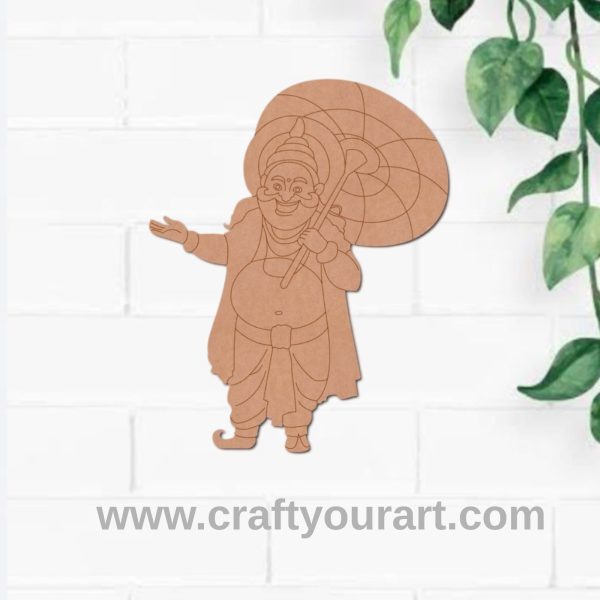 King Mahabali Pre Marked MDF Design 2