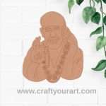 Sai Baba Shirdi Pre Marked MDF Design 1