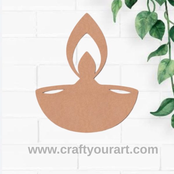 Diya Cutout MDF Design 1