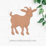 Goat Pre Marked MDF Design 5