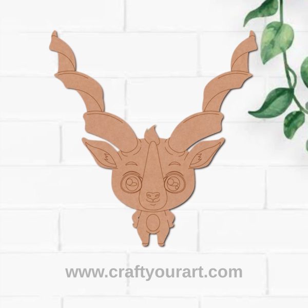 Markhor Wild Goat Pre Marked MDF Design 1