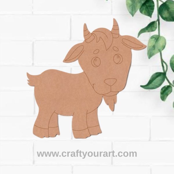 Goat Pre Marked MDF Design 3