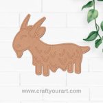 Goat Pre Marked MDF Design 1