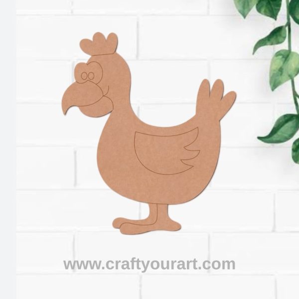Hen Pre Marked MDF Design 3