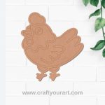 Hen Pre Marked MDF Design 2