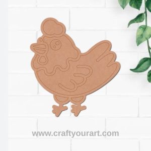 Hen Pre Marked MDF Design 2