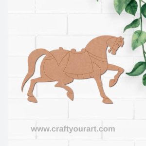 Horse Pre Marked MDF Design 1