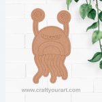 Jelly Fish Pre Marked MDF Design 2