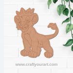 Simba The Lion King Pre Marked MDF Design 1