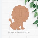 Lion Pre Marked MDF Design 1
