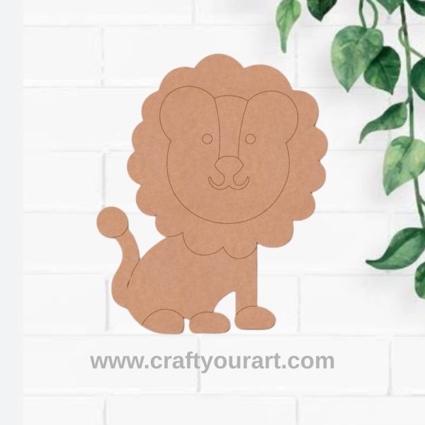 Lion Pre Marked MDF Design 1