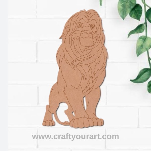 Simba The Lion King Pre Marked MDF Design 2