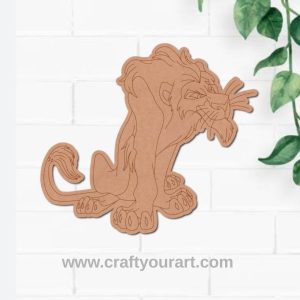 Scar The Lion King Pre Marked MDF Design 1
