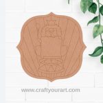 Lion In Carnival Circus Pre Marked MDF Design 1