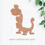 Randall Boggs Chameleon Monsters Inc. Disney Pre Marked MDF Design 1