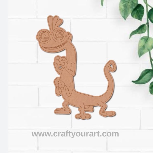 Randall Boggs Chameleon Monsters Inc. Disney Pre Marked MDF Design 1