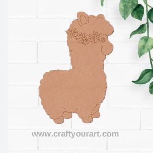 Llama Pre Marked MDF Design 2