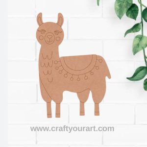 Llama Pre Marked MDF Design 1