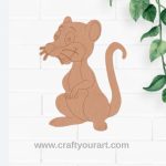 Mouse Pre Marked MDF Design 1