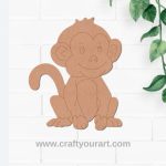 Monkey Pre Marked MDF Design 1