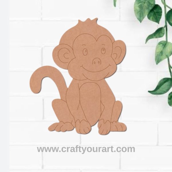Monkey Pre Marked MDF Design 1