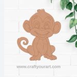 Monkey Pre Marked MDF Design 6