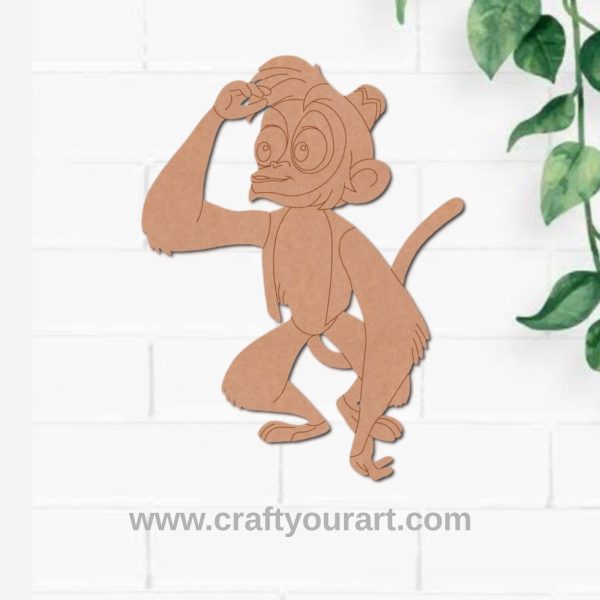 Abu Monkey Aladdin Pre Marked MDF Design 1