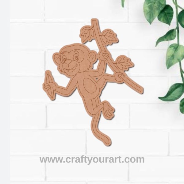 Monkey Pre Marked MDF Design 12