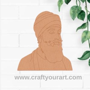 Guru Teg Bahadur Ji Pre Marked MDF Design 1