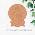 Hindu Saint Ved Vyasa Pre Marked MDF Design 1