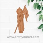 Bharat Mata Pre Marked MDF Design 1