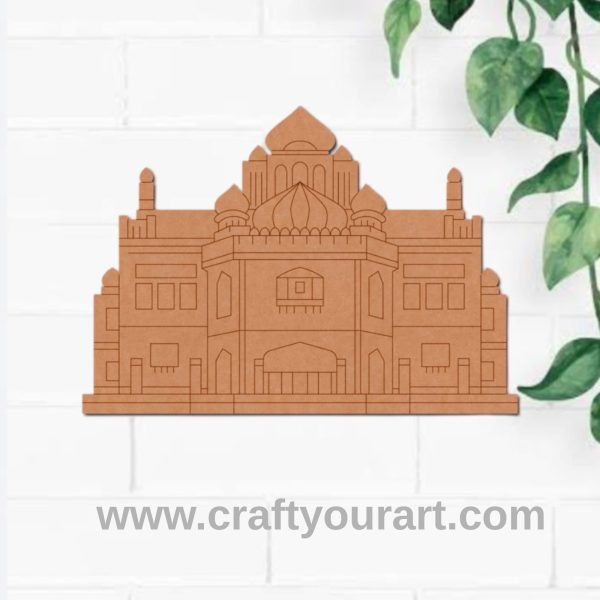 Golden Temple Monument Pre Marked MDF Design 1